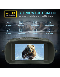 Gafas de Visión Nocturna Profey 4K Recargables para Caza 2