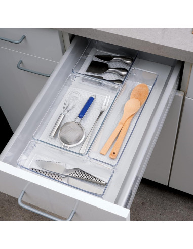 Organizador de Cajones Oggi Claro 31.75x7.62x6.35 cm Multiusos