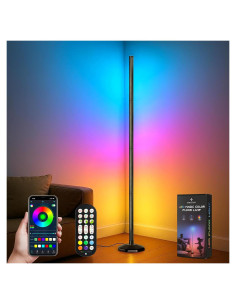 Lámpara de Pie Inteligente RGB DomeStar con Control Remoto