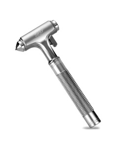 Martillo de Seguridad Todo Metal Serjur 3 en 1 para Automóvil