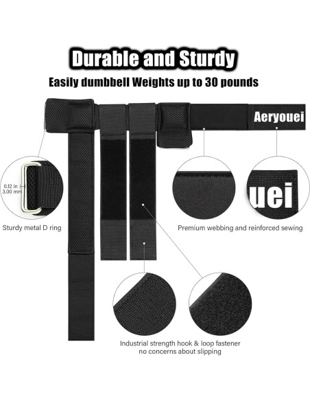 Accesorio de pie Aeryouei para mancuerna ajustable - Pesas de tobillo