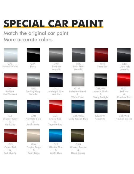 Pintura de Retoque GMC Rojo Long Beach G1E 12ml 2 en 1