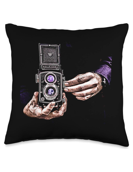 Cojín Clásico Lente Doble Vintage 16x16 cm