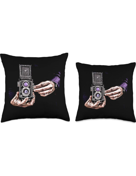 Cojín Clásico Lente Doble Vintage 16x16 cm