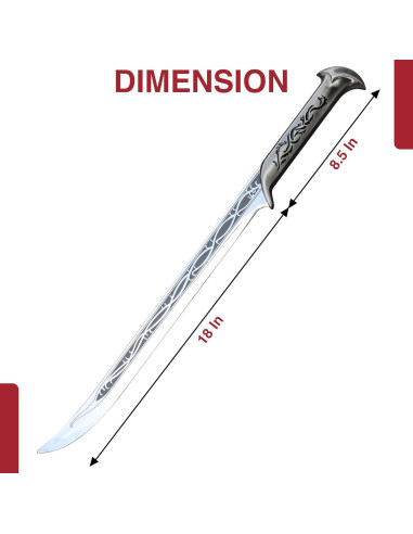 Espada Coleccionable Rey Elfo Réplicas de Armory 71.12 cm
