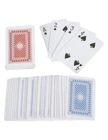 Mini Barajas de Juego Rhode Island Novelty 24 Paquetes 6.35 cm