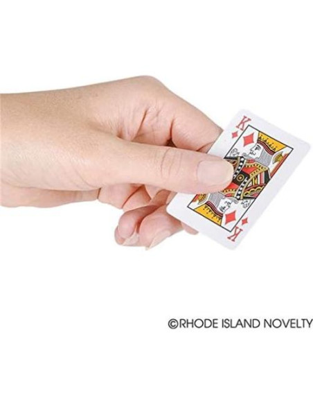 Mini Barajas de Juego Rhode Island Novelty 24 Paquetes 6.35 cm