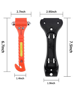 Juego de 2 Martillos de Seguridad MOTORBUDDY 835 para Auto 2