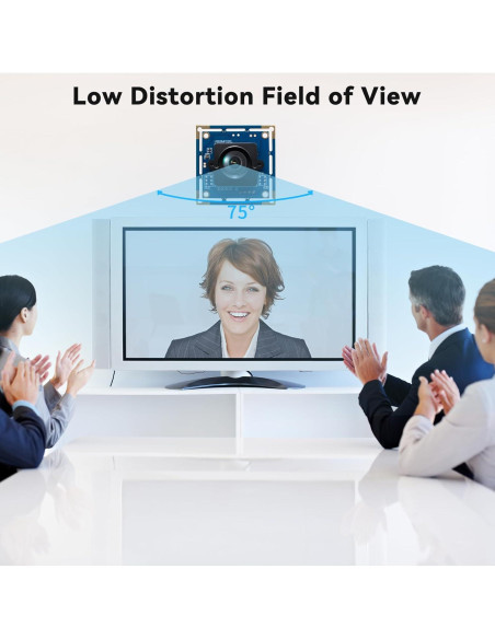 Módulo de Cámara USB 8MP ALPCAM Lente Sin Distorsión 75