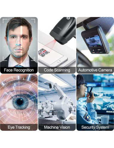 Módulo de Cámara USB 8MP ALPCAM Lente Sin Distorsión 75