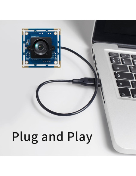 Módulo de Cámara USB 8MP ALPCAM Lente Sin Distorsión 75