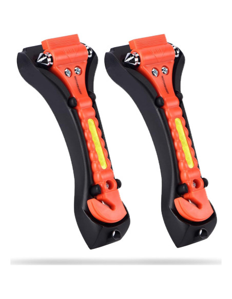 Juego de 2 Martillos de Seguridad MOTORBUDDY 835 para Auto