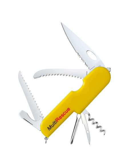 Herramienta de Rescate Maxam con Cuchillo, Rompe Cristales y Cortador