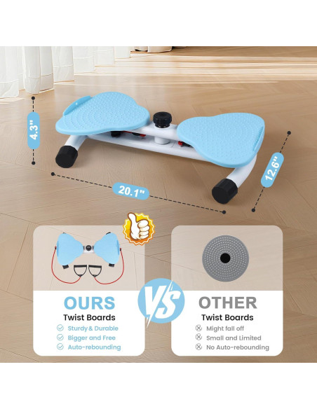 Tabla de Torsión Abdominal Hualonger - 136 kg, Antideslizante