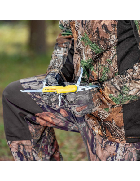 Herramienta de Rescate Maxam con Cuchillo, Rompe Cristales y Cortador