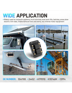 Módulo de Relé Avance y Retroceso 12V 80A JURPLIX 2