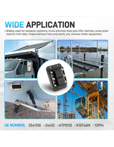 Módulo de Relé Avance y Retroceso 12V 80A JURPLIX