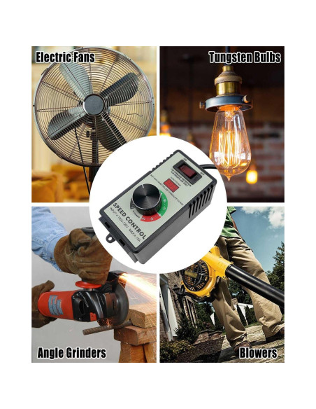 Controlador de Velocidad Variable Naviclass 120V 15A con LED