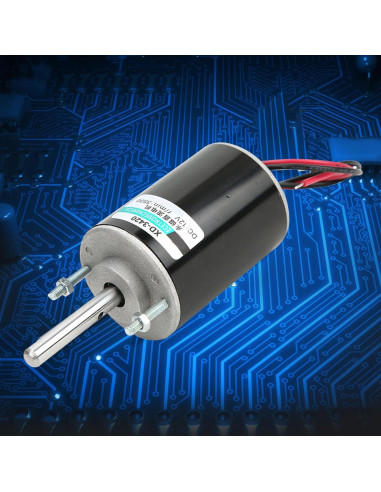 Motor DC 30W XD-3420 12V 3500RPM Bajo Ruido