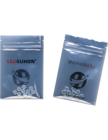 10 Chips LED 3W Alta Potencia LEDGUHON 410-415nm 700mA