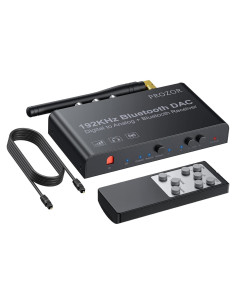 Convertidor DAC PROZOR Bluetooth 5.0 192kHz RCA 3.5mm