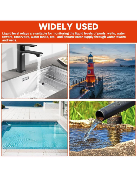 Relé de Control de Nivel de Líquido ZPSHYD GRL8-03 10A 24-240V