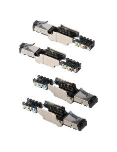 Conectores RJ45 Cat6A VARICONN sin herramientas - 4 piezas