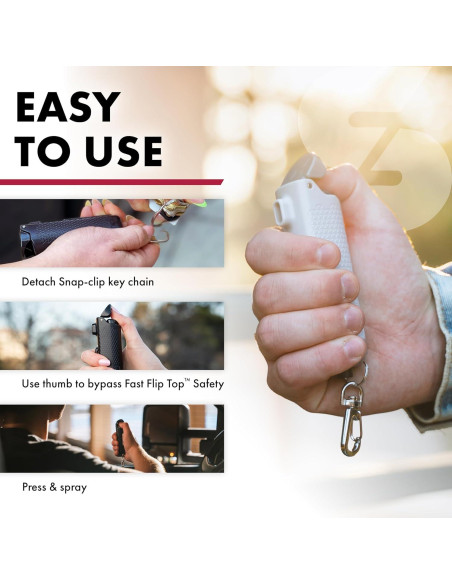 Gel de Pimienta SABRE Escape Seguro 3-en-1 15 ml con Cortador