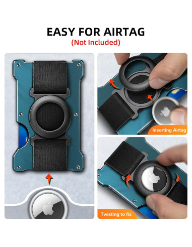 Cartera Metálica Slim Bulliant para Hombres con Bloqueo RFID