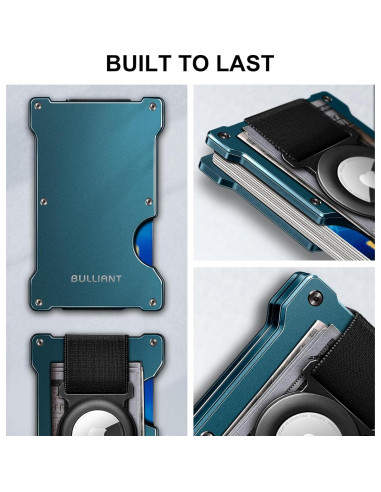 Cartera Metálica Slim Bulliant para Hombres con Bloqueo RFID