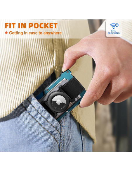 Cartera Metálica Slim Bulliant para Hombres con Bloqueo RFID