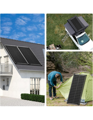 Kit Paneles Solares Bifaciales 200W WERCHTAY con Controlador 30A