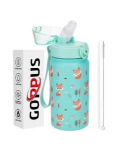 Botella de Agua Aislada para Niños GOPPUS 414ml Verde
