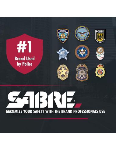 Gel de Pimienta SABRE Escape Seguro 3-en-1 15 ml con Cortador