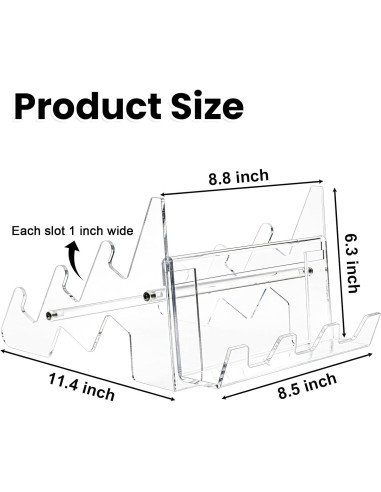 Soporte de exhibición de teclado y ratón Elsjoy 3 niveles