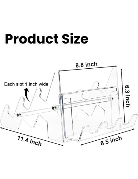Soporte de exhibición de teclado y ratón Elsjoy 3 niveles