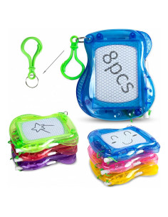8 Mini Pizarras Magnéticas YouCute con Llavero Metal 17x10cm