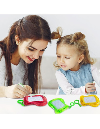 8 Mini Pizarras Magnéticas YouCute con Llavero Metal 17x10cm