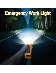 Linterna de Emergencia LED SEFONE 1400 Lúmenes con Cortador y Rompedor 2