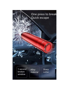 Rompe Ventana de Auto HHXS con Cortador de Cinturón - Negro 2