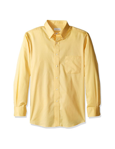Camisa de vestir manga larga Van Heusen twill crema