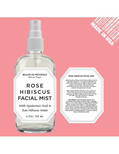 Spray Refrescante de Agua de Rosa BEAUTE DE PROVENCE 236.6 ML