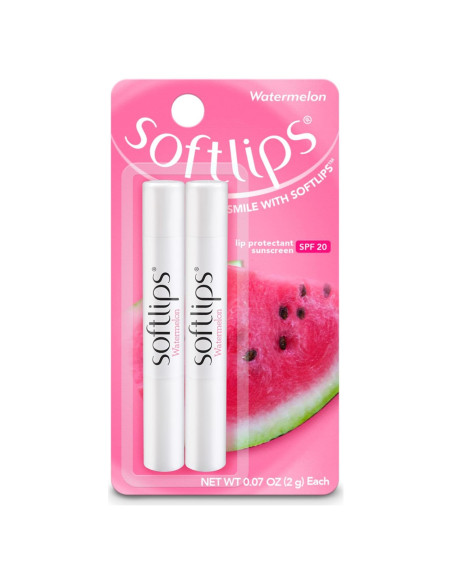 Bálsamo Labial Softlips Sabor Sandía 2-Pack SPF 20
