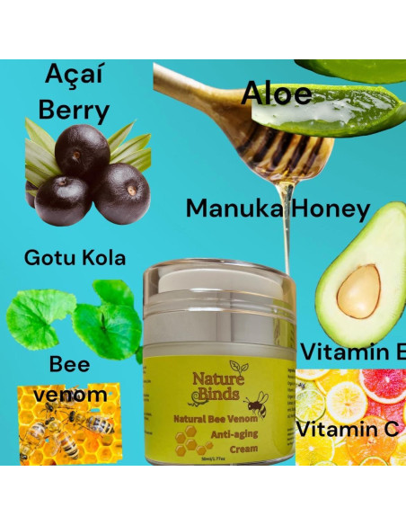 Crema Anti-Envejecimiento NatureBinds 50 ml Veneno de Abeja