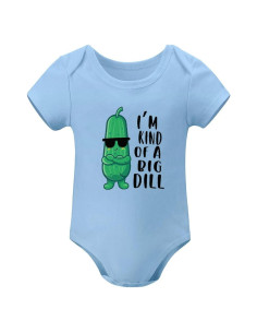 Bodysuit Divertido para Bebés Soy un Gran Pepinillo 3-6 Meses