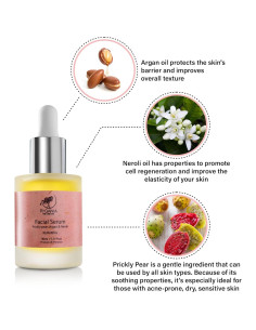 Suero Facial R'GANIA Aceite de Pera Espinosa, Argán y Neroli 30ml 2