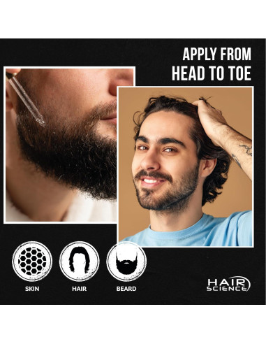 Aceite para Barba Hair Science 59ml - Acondicionador Eucalipto