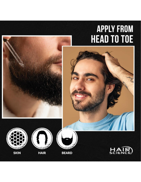 Aceite para Barba Hair Science 59ml - Acondicionador Eucalipto