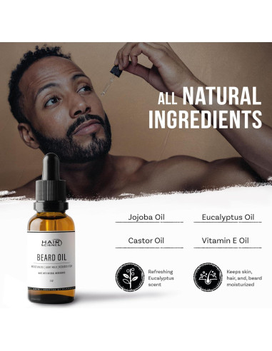 Aceite para Barba Hair Science 59ml - Acondicionador Eucalipto