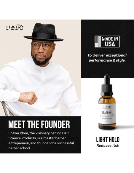 Aceite para Barba Hair Science 59ml - Acondicionador Eucalipto